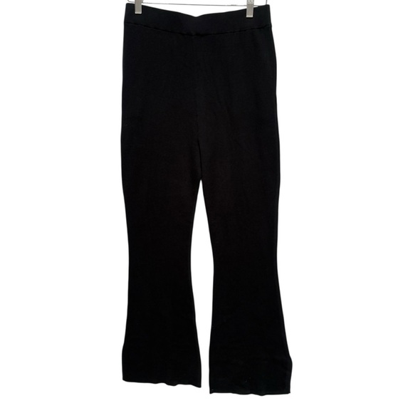 Favorite Daughter Cotton & Cashmere Rib Knit Flare Leg Pants Size Medium NEW - Picture 2 of 9
